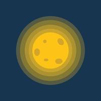 halloween maan icoon ontwerp vector