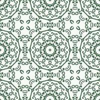 mooi naadloos bloemen patroon met mandala. naadloos tekening stijl achtergrond. mozaïek- bloemen patroon voor ontwerp en mode. vector