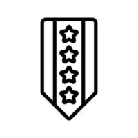 pictogram militaire rang vector