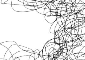 abstract zwart potlood schetsen Aan achtergrond vector
