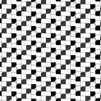 zwart en wit meetkundig patroon behang vector
