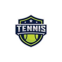 tennis embleem logo ontwerp vectorillustratie vector