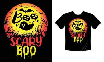 eng boe - halloween t-shirt ontwerp. halloween vector grafisch. halloween t-shirt illustratie. mooi en opvallende halloween vector