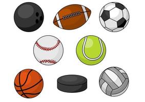sport ballen geïsoleerd vector pictogrammen