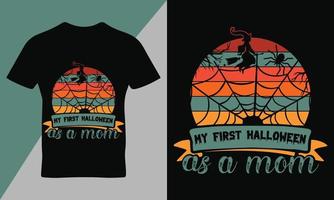 gelukkig halloween soort citaat typografie t-shirt sjabloon ontwerp vector