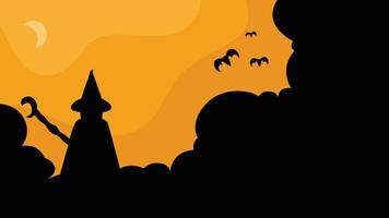 vector illustratie banier voor halloween