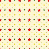 naadloos patroon met kleurrijk ster vector