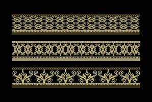 elegant rechthoek naadloos gouden decoratief schoonheid Koninklijk grens kader ornament element ontwerp illustratie vector