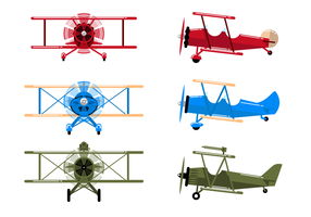 Gratis Biplane Vector