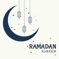 vector illustratie van Ramadan kareem. Islamitisch evenement achtergrond sjabloon