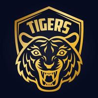 tijger icoon en logo. vector illustratie