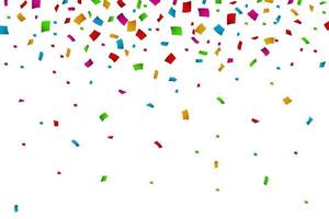 confetti naadloos helder ronde kader kleurrijk voor viering vector