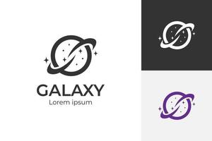 heelal planeet logo icoon symbool voor astronomie logo ontwerp vector