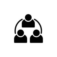 mensen samenspel logo icoon ontwerp vector