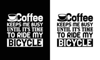 koffie citaat t overhemd ontwerp, typografie vector