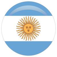 origineel en gemakkelijk Argentinië vlag geïsoleerd in officieel kleuren en proportie correct vector