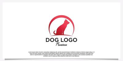huisdier logo ontwerp sjabloon huisdier icoon gemakkelijk concept premie vector