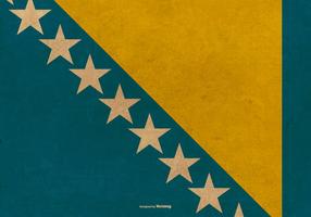Grunge Vlag van Bosnië vector