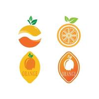 oranje logo icoon ontwerp illustratie vector