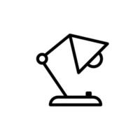 bureaulamp icoon vector