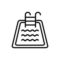 zwembad pictogram vector
