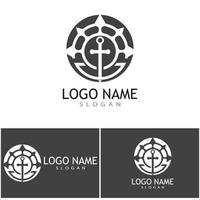 anker logo sjabloon vector symbool ontwerp