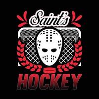 hockey t overhemd ontwerp vector