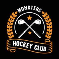 hockey t overhemd ontwerp vector