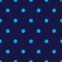 blauw polka punt Aan Koninklijk blauw achtergrond, naadloos vector patroon. modern minimalistische kunst achtergrond, ontwerp voor stoffen, omhulsel papier, het drukken en mode.