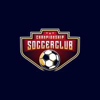 voetbal logo ontwerpen vector