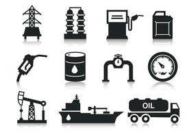 Gratis Olie Pictogrammen Vector