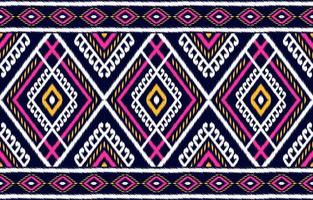 kleding stof ikat kunst. meetkundig etnisch naadloos patroon in stam. Amerikaans, Mexicaans stijl. vector