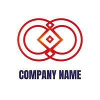 geometrie bedrijf logo sjabloon ontwerp vector