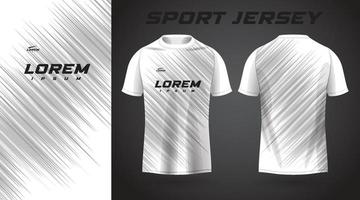 wit en grijs overhemd sport Jersey ontwerp vector