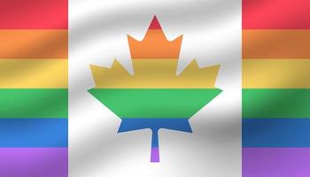 Canada vlag trots dag achtergrond vector