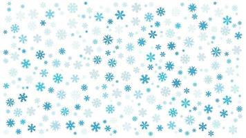 sneeuwvlokken achtergrond patroon in blauw kleur, vector Kerstmis en nieuw jaar decoratie achtergrond, winter sneeuw patroon vector illustratie