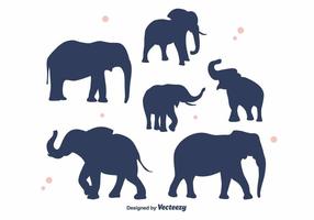 Olifant silhouet vector