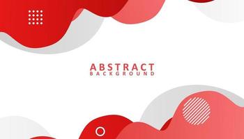 abstract wit en rood achtergrond ontwerp vector