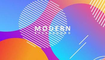 abstract modern kleurrijk gradiëntontwerp als achtergrond vector