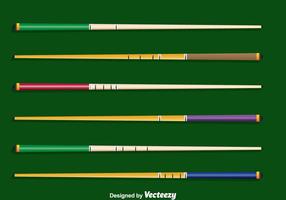 Poolsticks Collection Vector