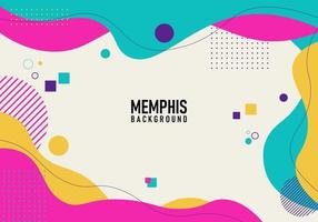 kleurrijk modern Memphis achtergrond. vector illustratie.