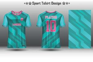 Amerikaans voetbal Jersey model, voetbal Jersey model, wielersport Jersey mockup en sport Jersey mockup met abstract meetkundig patroon vrij vector