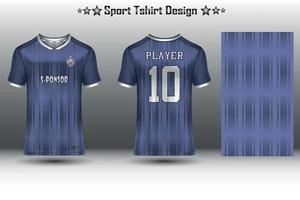 Amerikaans voetbal Jersey model, voetbal Jersey model, wielersport Jersey mockup en sport Jersey mockup met abstract meetkundig patroon vector