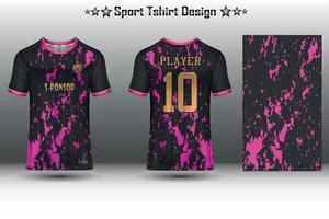 Amerikaans voetbal Jersey model, voetbal Jersey model, wielersport Jersey mockup en sport Jersey mockup met abstract meetkundig patroon vector