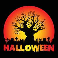 halloween t-shirt ontwerp vector