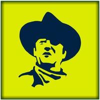 cowboy hoed illustratie vector