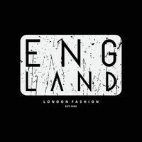 engeland t-shirt en kleding ontwerp vector