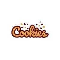 cookies logo ontwerp vectorillustratie vector