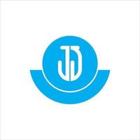 gemakkelijk modern jj j monogram logo vector