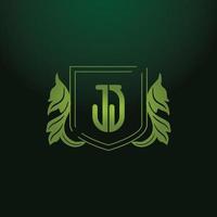 gemakkelijk modern jj j monogram logo vector